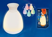 Светильник настольный светодиодн Ваза Uniel LD-R200  3000К RGB Белый картинка 